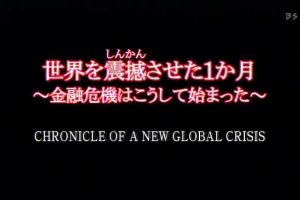 金融危机系列 (1) 世界金融危机是这样开始的[日语日字]