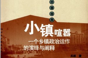 小镇喧嚣 一个乡镇政治运作的演绎与阐释[吴毅][三联书店]