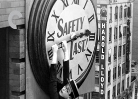 1923年美国经典喜剧片《安全至下》蓝光无对白