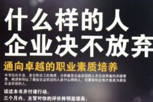 什么样的人企业决不放弃[何飞鹏][中国华侨出版社]